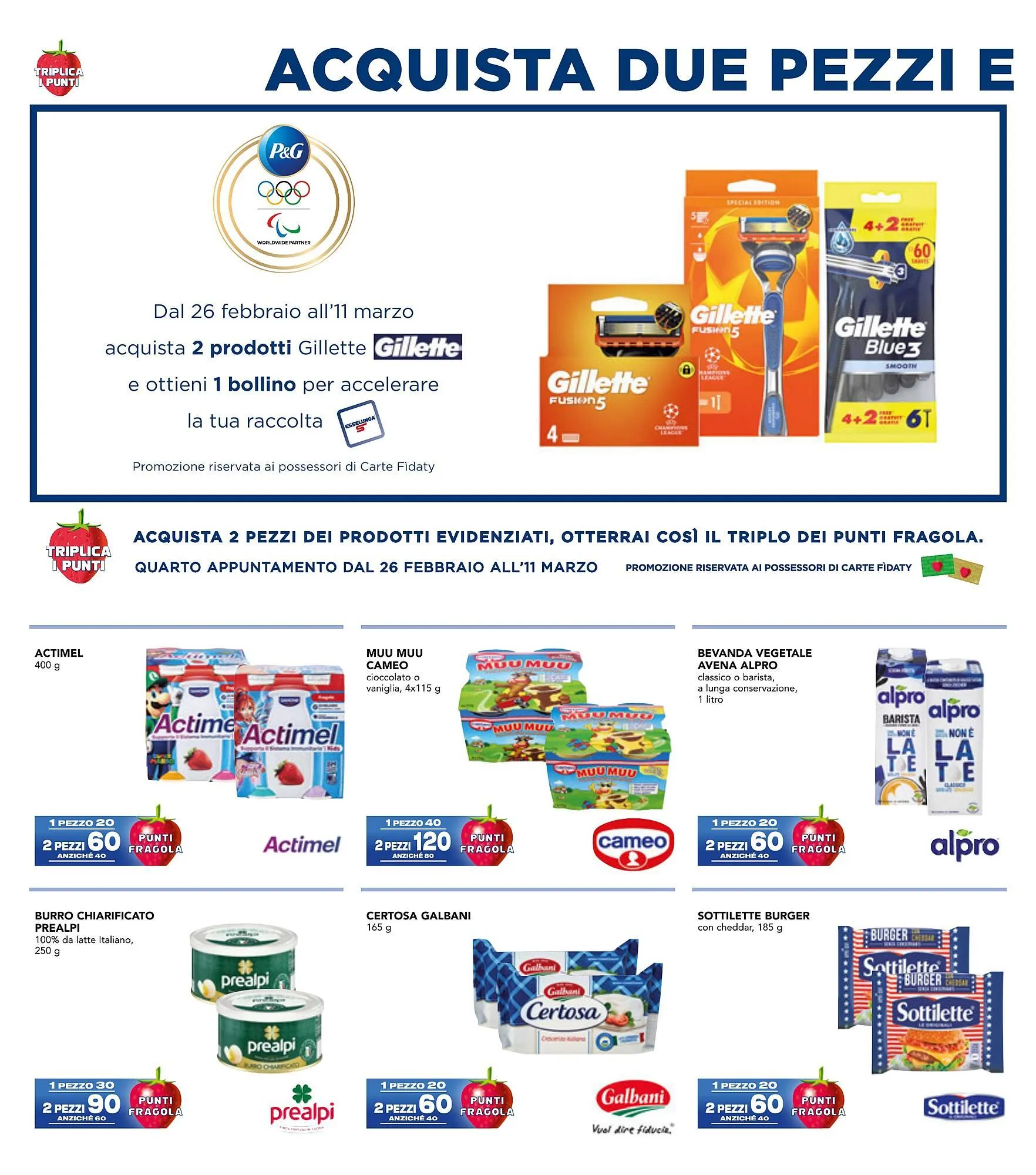 Volantino Esselunga da 26 febbraio a 11 marzo di 2026 - Pagina del volantino 1