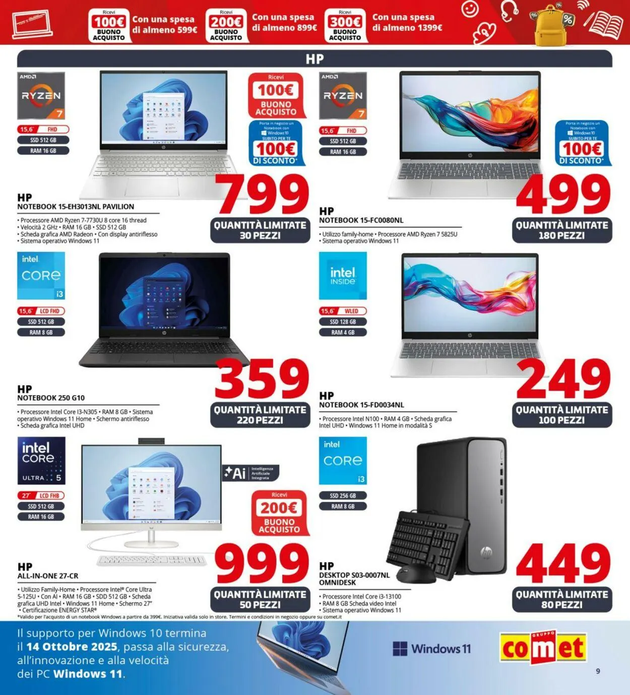 Comet Volantino attuale da 22 agosto a 11 settembre di 2025 - Pagina del volantino 9