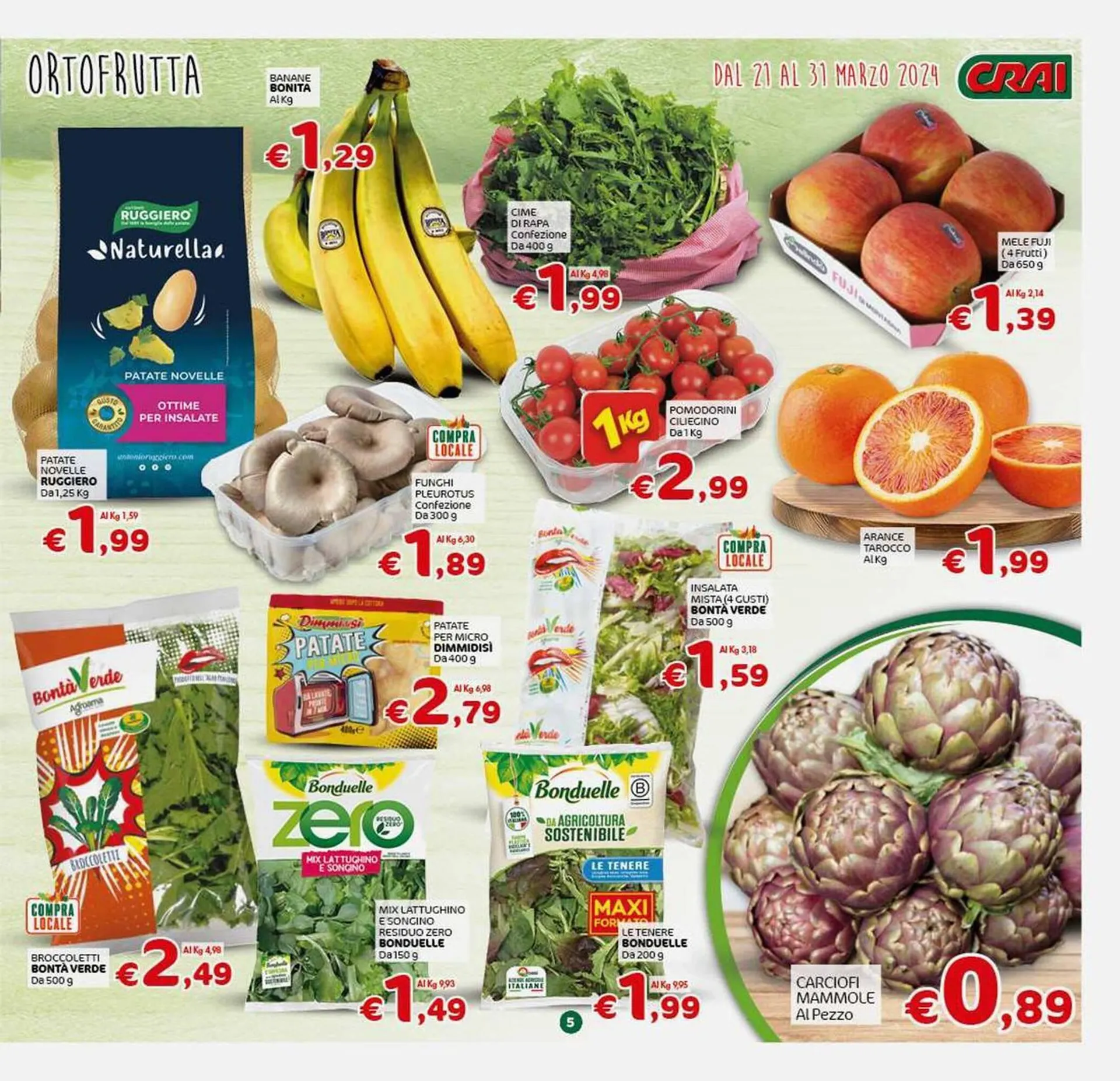 Volantino Crai da 21 marzo a 31 marzo di 2024 - Pagina del volantino 5