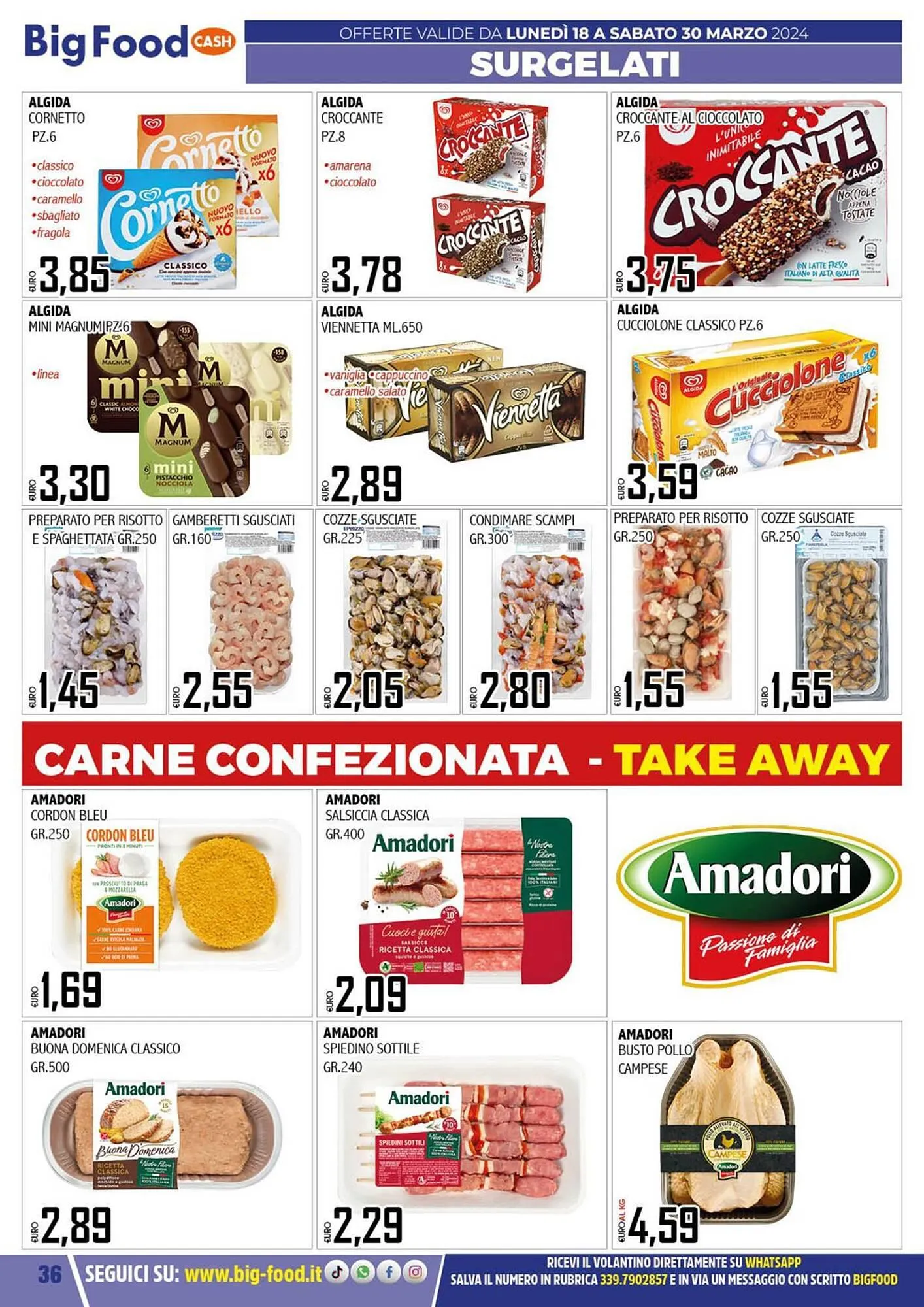 Volantino Big Food da 18 marzo a 30 marzo di 2024 - Pagina del volantino 36