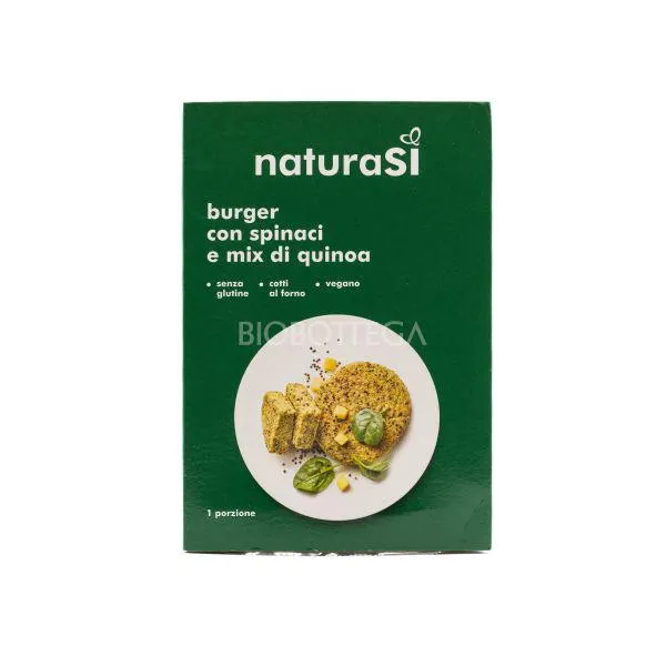 Burger con Spinaci e Mix di Quinoa NaturaSì 180G