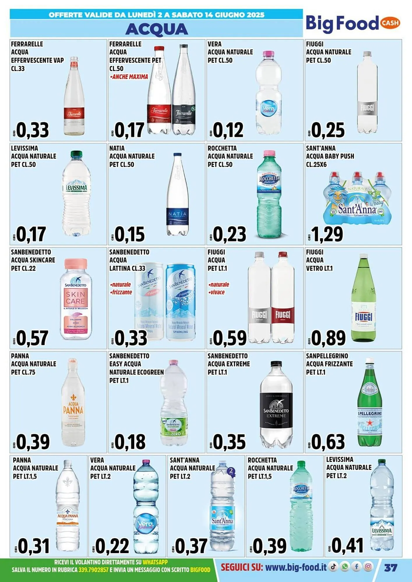 Volantino Big Food da 2 giugno a 14 giugno di 2025 - Pagina del volantino 37