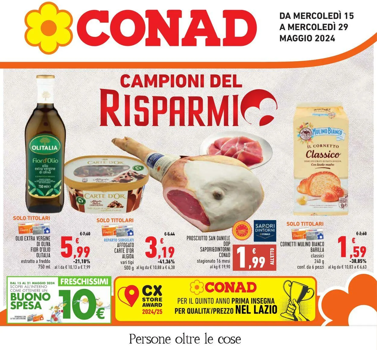 Conad - Roma Volantino attuale da 15 maggio a 29 maggio di 2024 - Pagina del volantino 1