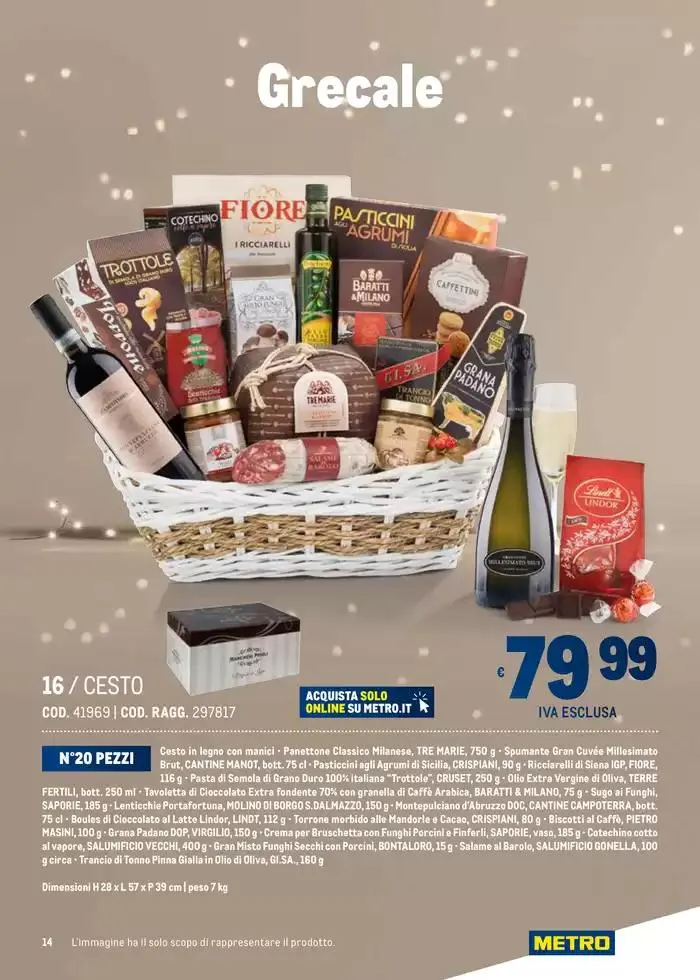 Cesti di Natale Ridotto da 4 novembre a 31 dicembre di 2024 - Pagina del volantino 14