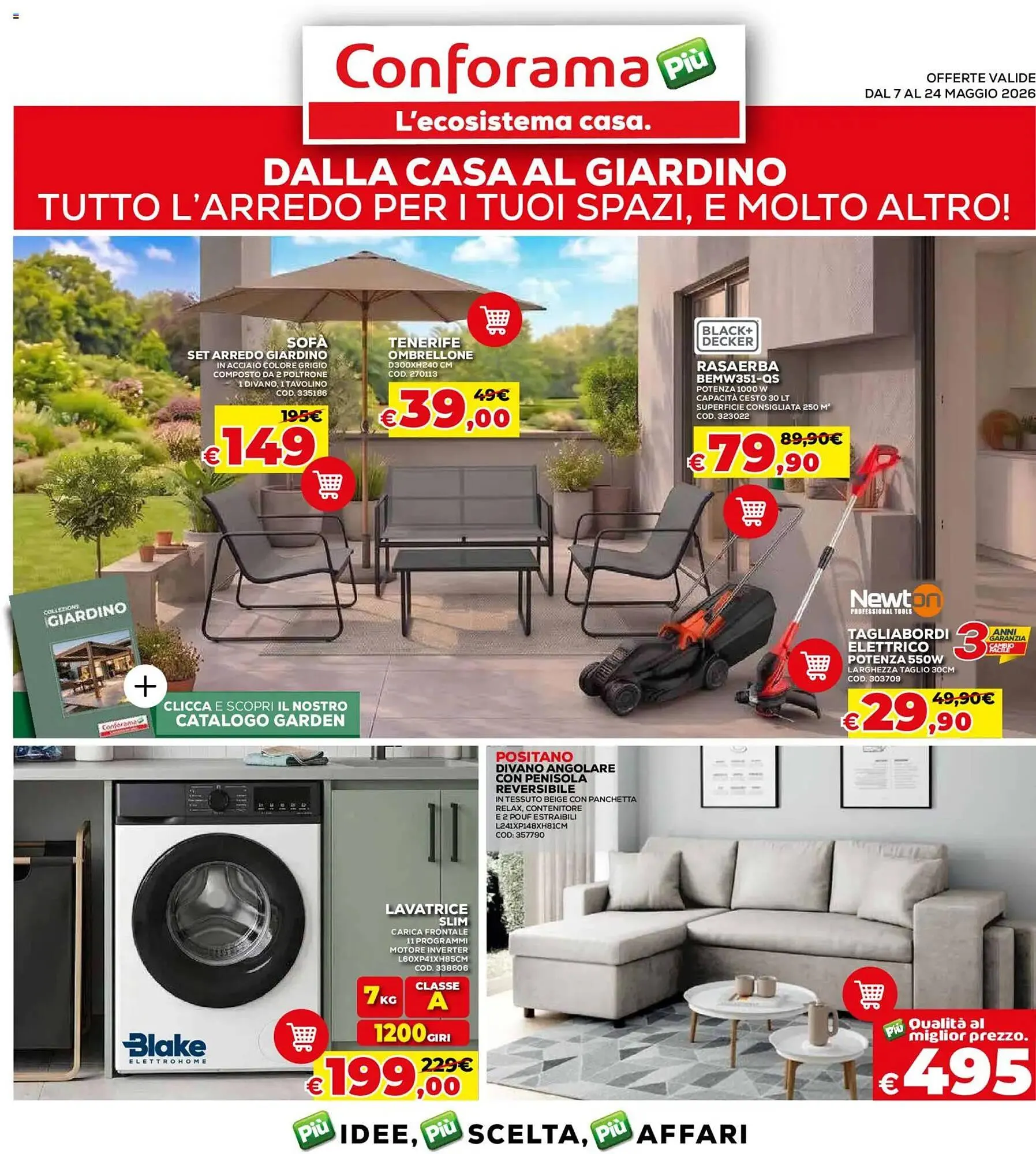 Volantino Conforama da 7 maggio a 24 maggio di 2026 - Pagina del volantino 1