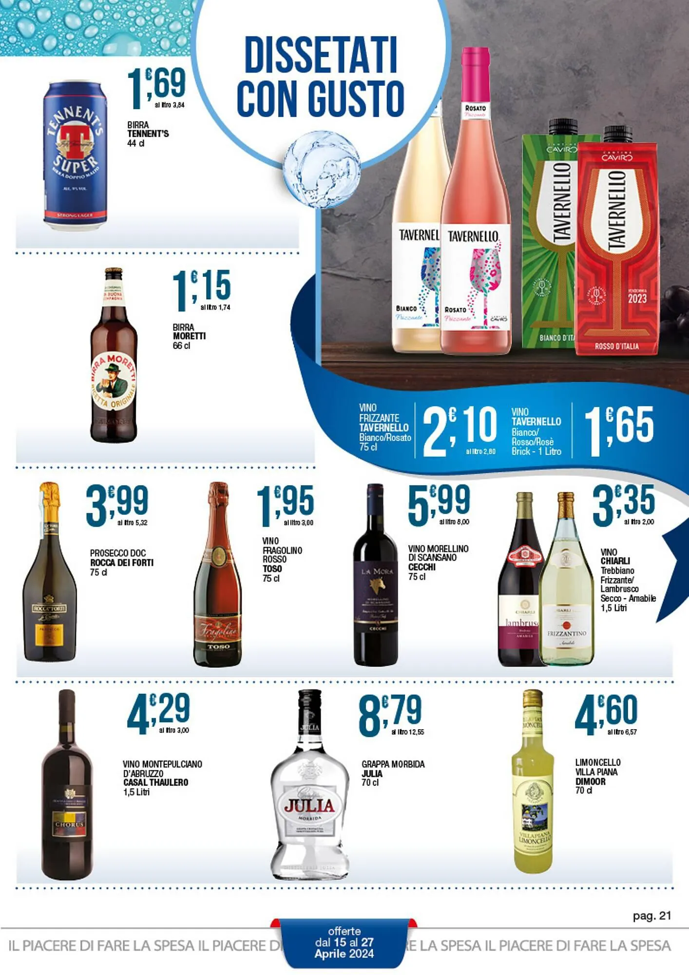 Volantino Sidis superstore da 15 aprile a 27 aprile di 2024 - Pagina del volantino 21