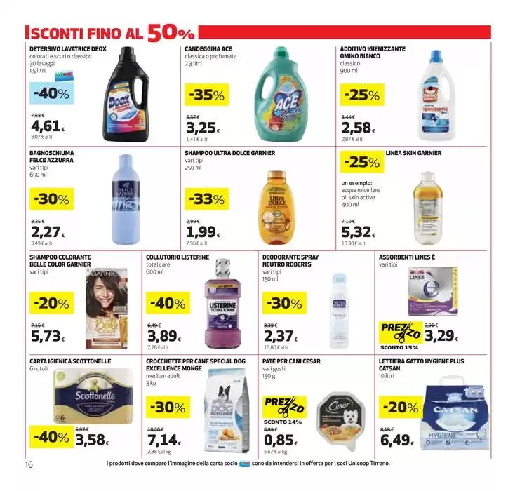 Sconti fino al 50% da 27 marzo a 9 aprile di 2025 - Pagina del volantino 16
