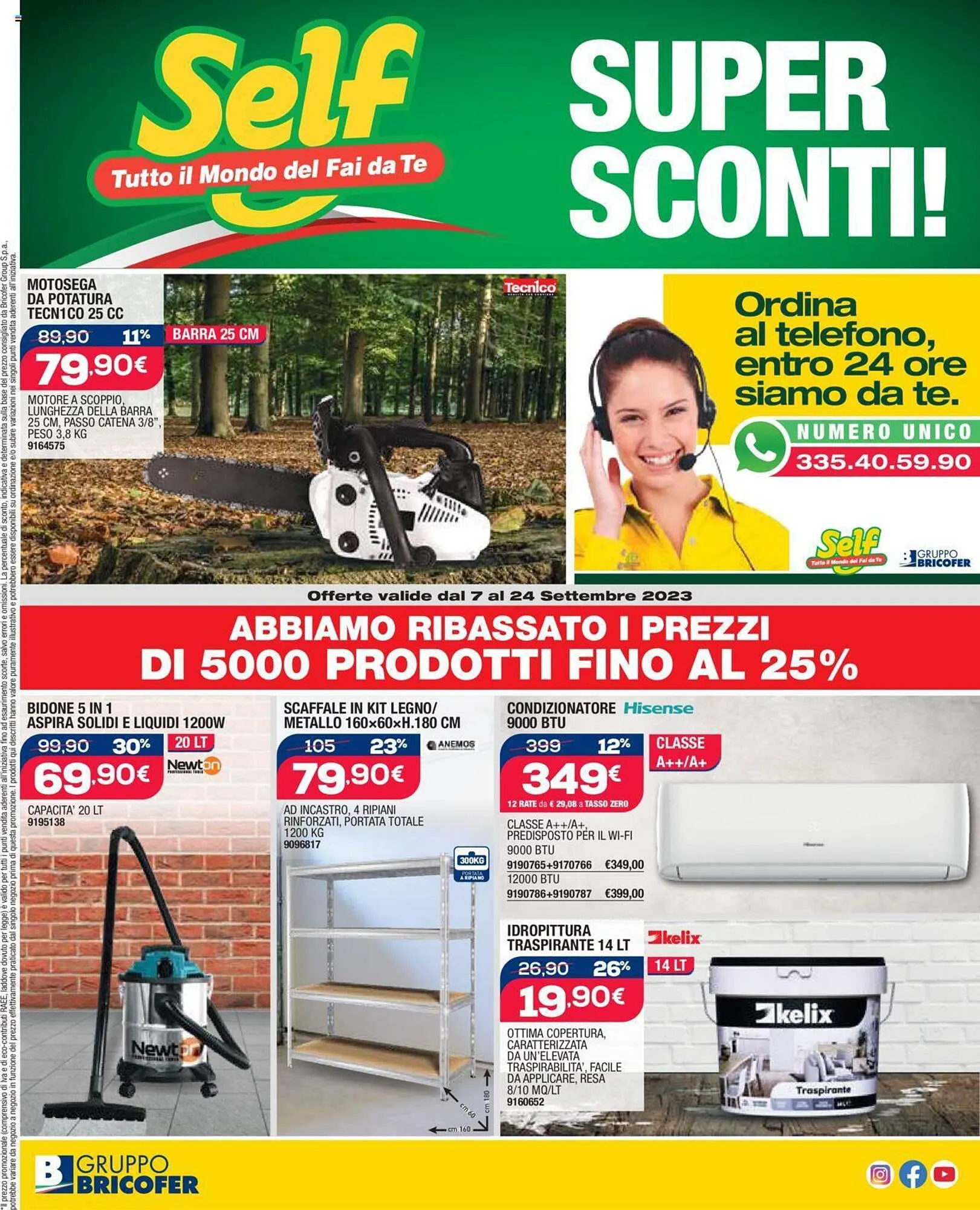 Volantino Self da 7 settembre a 24 settembre di 2023 - Pagina del volantino 1