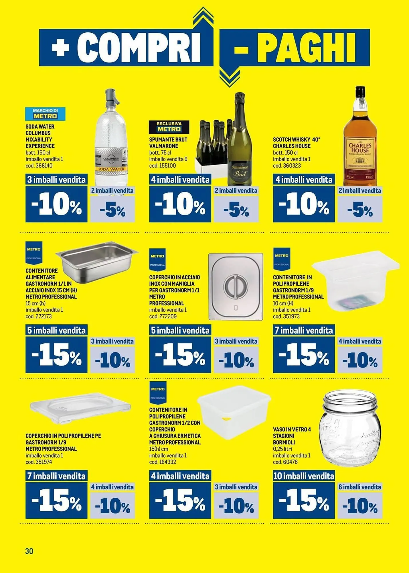 Volantino Metro da 19 febbraio a 4 marzo di 2026 - Pagina del volantino 30