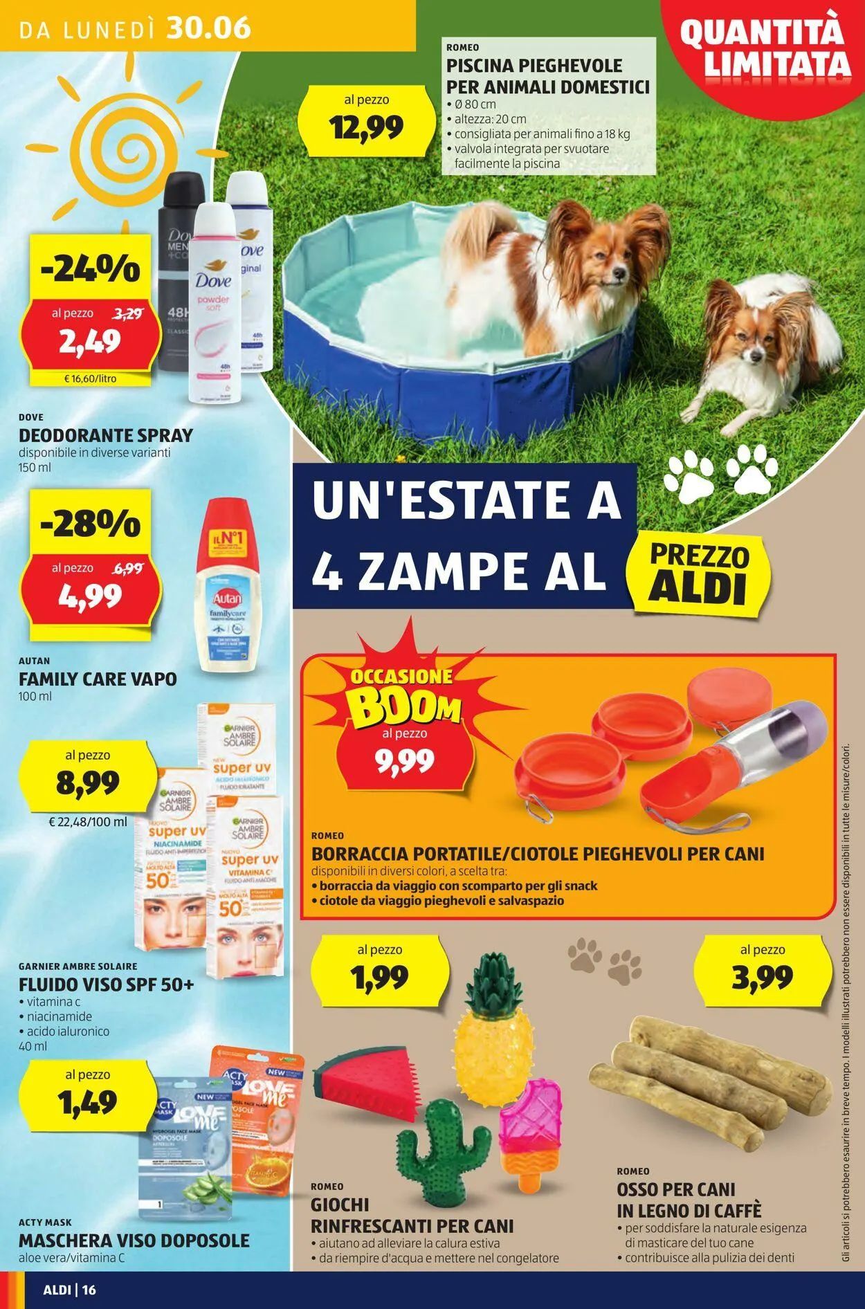 Aldi Volantino attuale da 30 giugno a 6 luglio di 2025 - Pagina del volantino 16
