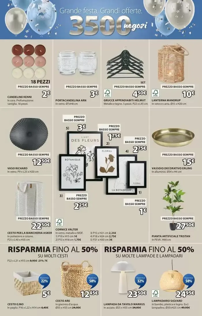 Grande festa. Grandi offerte. da 24 ottobre a 1 dicembre di 2024 - Pagina del volantino 8