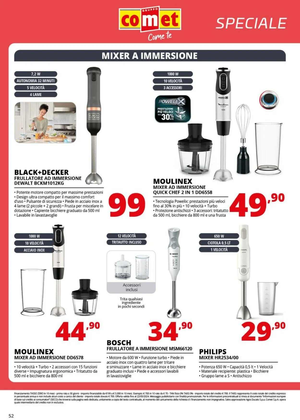 Comet Volantino attuale da 9 maggio a 22 maggio di 2024 - Pagina del volantino 52