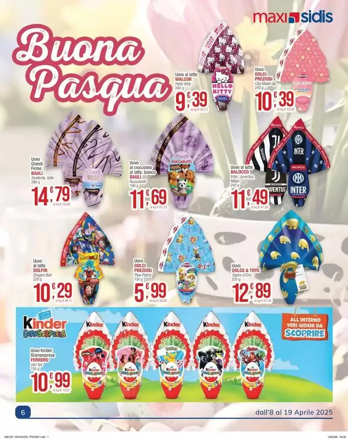 Buona pasqua da 8 aprile a 19 aprile di 2025 - Pagina del volantino 6