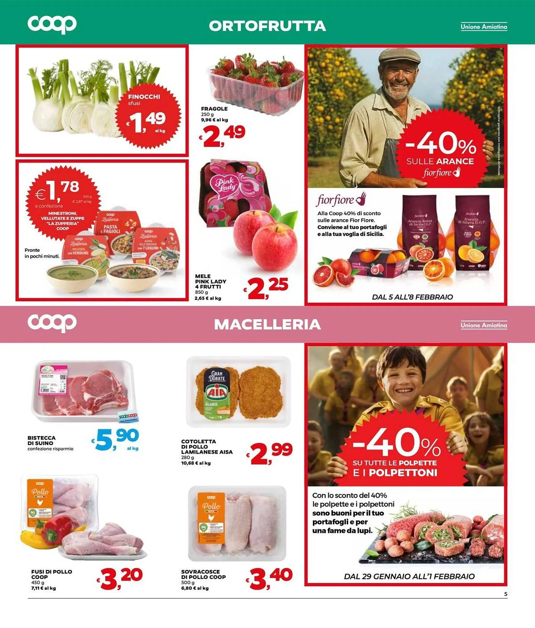 Volantino Coop da 29 gennaio a 11 febbraio di 2026 - Pagina del volantino 5