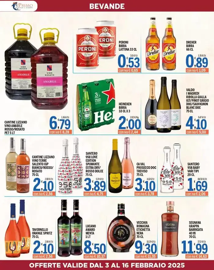 Il Primo Cash Supermercato! da 3 febbraio a 16 febbraio di 2025 - Pagina del volantino 14