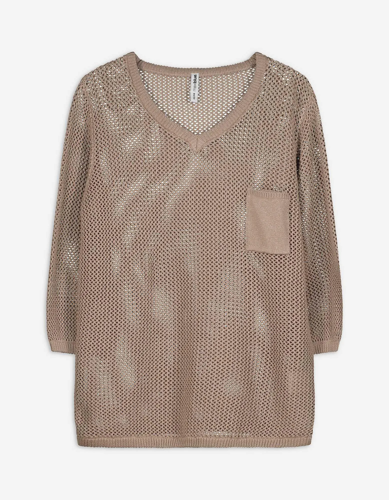 Pullover - Misto cotone - beige