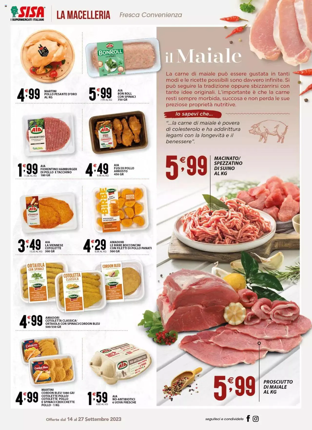 SISA - Campania volantino da 14 settembre a 27 settembre di 2023 - Pagina del volantino 3