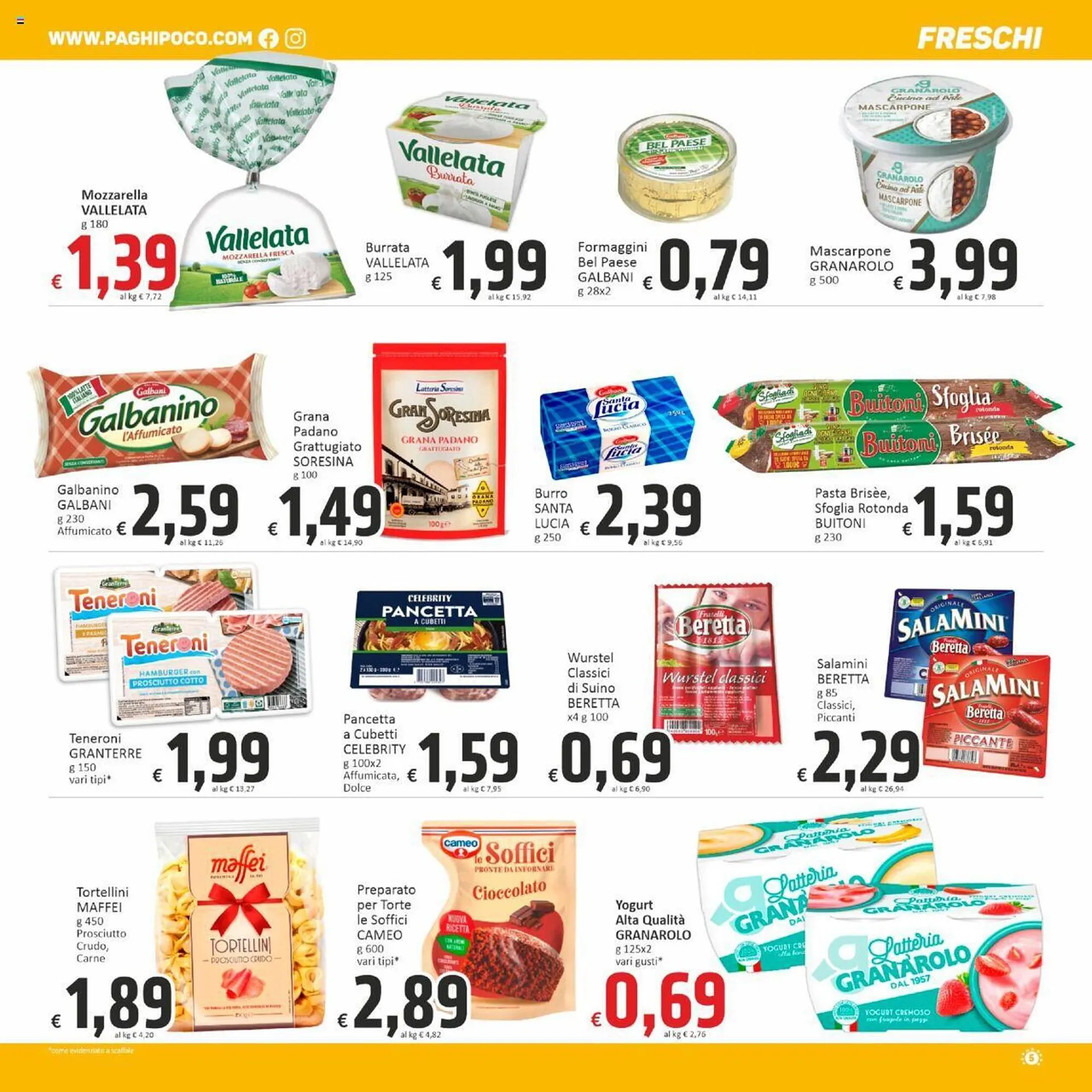 Volantino Paghi Poco da 26 settembre a 5 ottobre di 2023 - Pagina del volantino 5