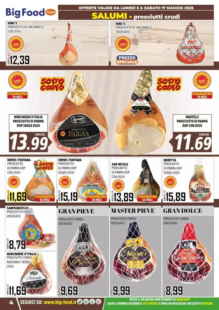 Al prezzo giusto da 5 maggio a 17 maggio di 2025 - Pagina del volantino 4