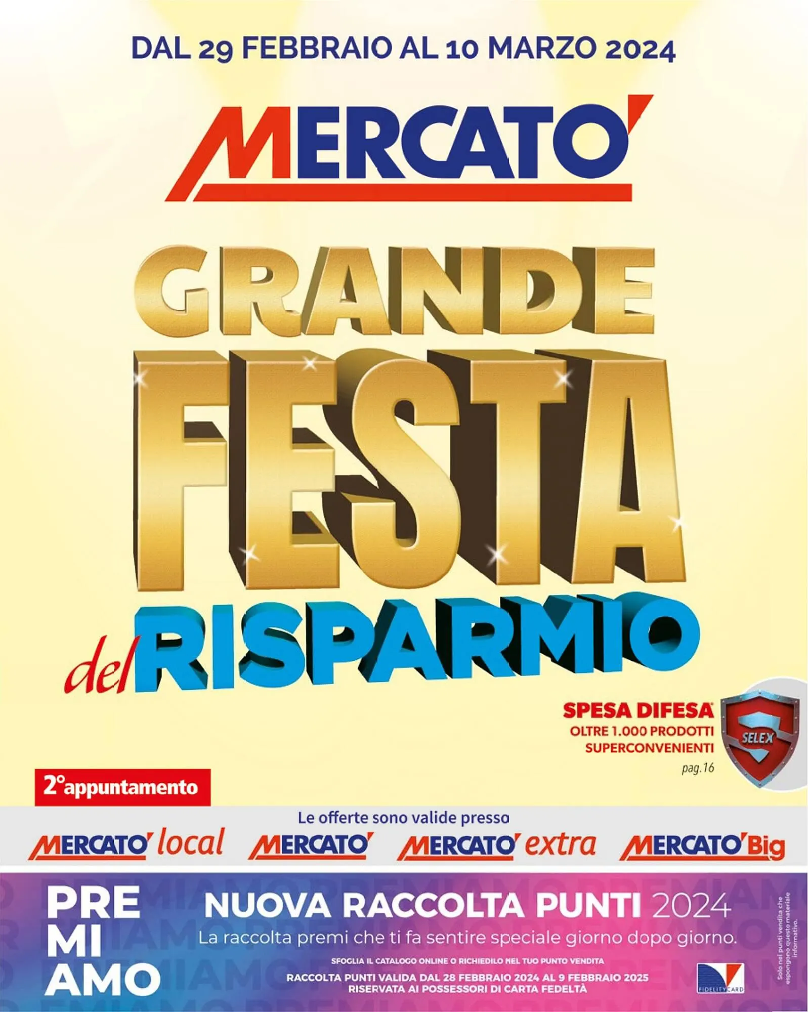 Volantino Mercatò Extra da 29 febbraio a 10 marzo di 2024 - Pagina del volantino 1