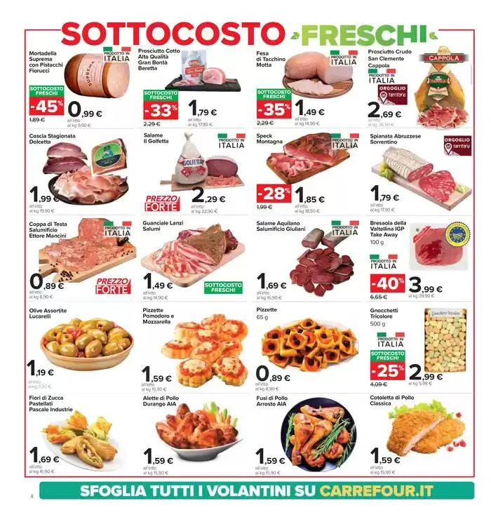 Sottocosto freschi da 21 ottobre a 31 ottobre di 2024 - Pagina del volantino 4