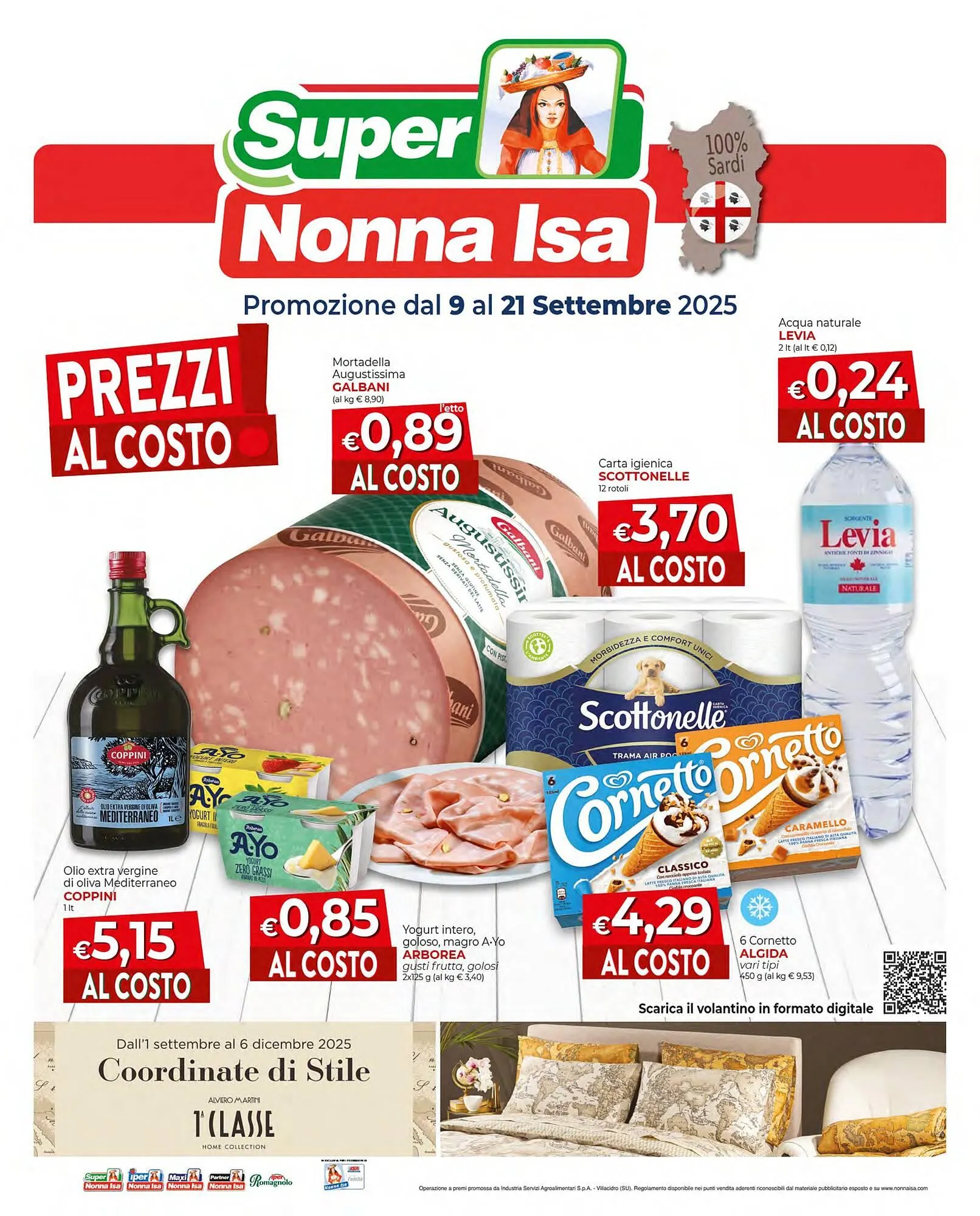 Volantino Supermercati Nonna Isa da 9 settembre a 21 settembre di 2025 - Pagina del volantino 1