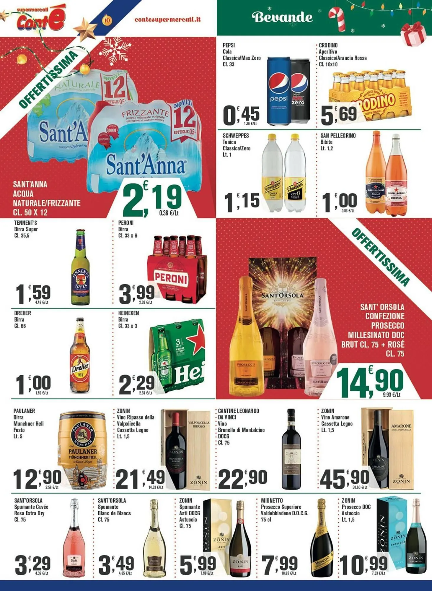 Volantino Conté Supermercati da 15 dicembre a 31 dicembre di 2025 - Pagina del volantino 10