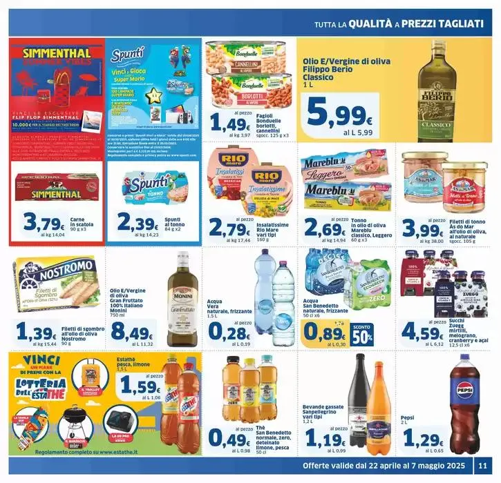 Sconti che volano alto, Sigma da 22 aprile a 7 maggio di 2025 - Pagina del volantino 11