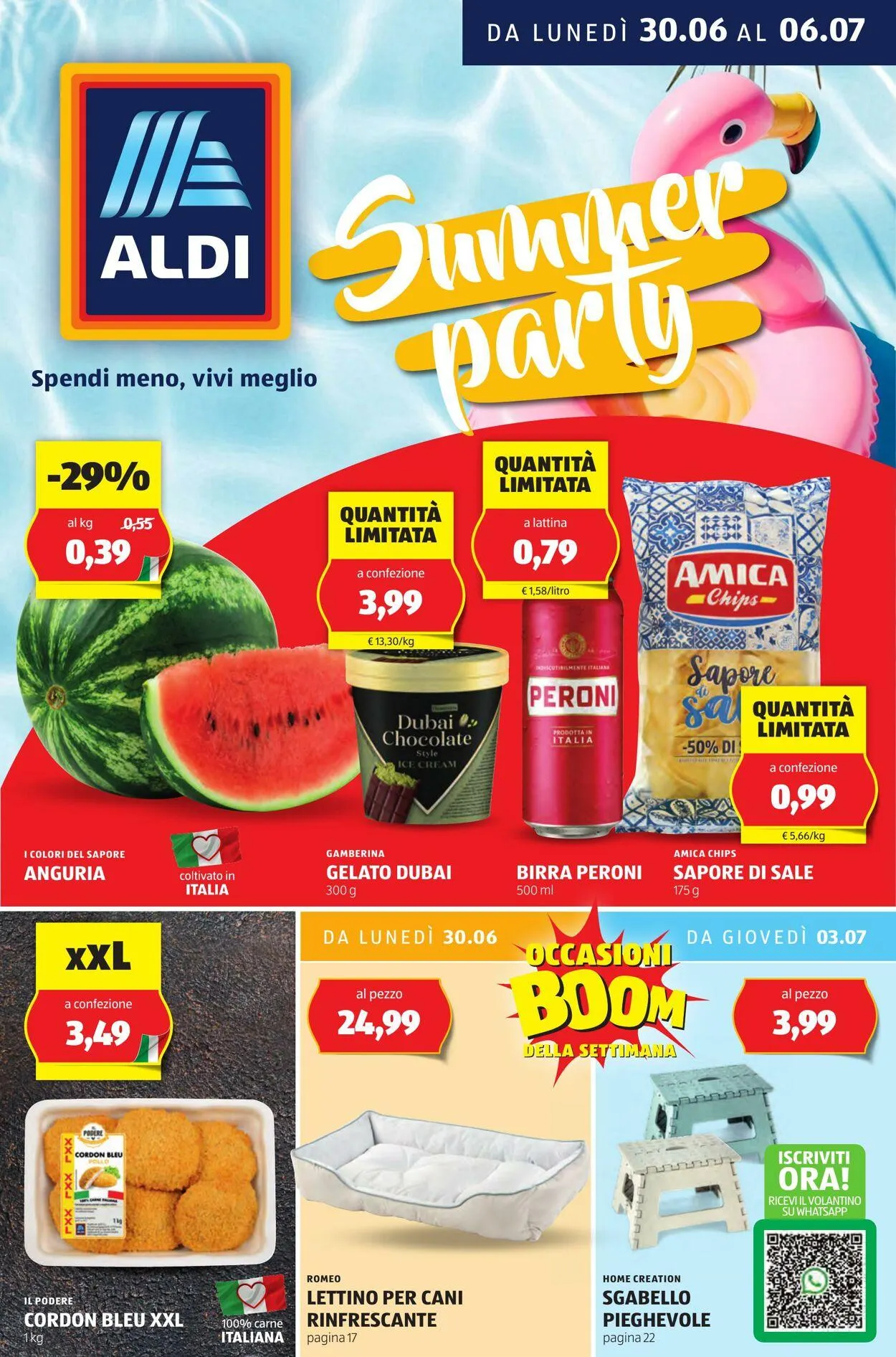 Aldi Volantino attuale da 30 giugno a 6 luglio di 2025 - Pagina del volantino 1