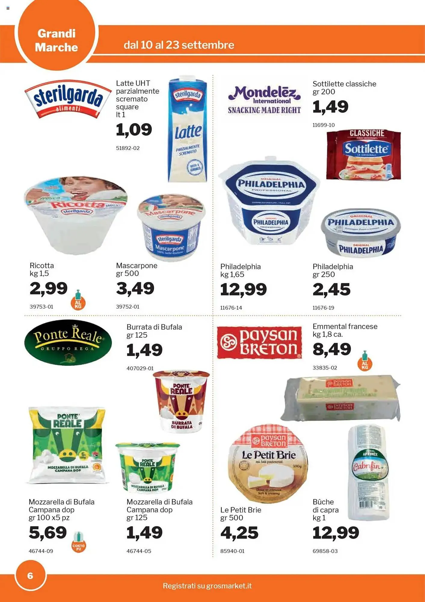 Volantino GrosMarket da 10 settembre a 23 settembre di 2025 - Pagina del volantino 6