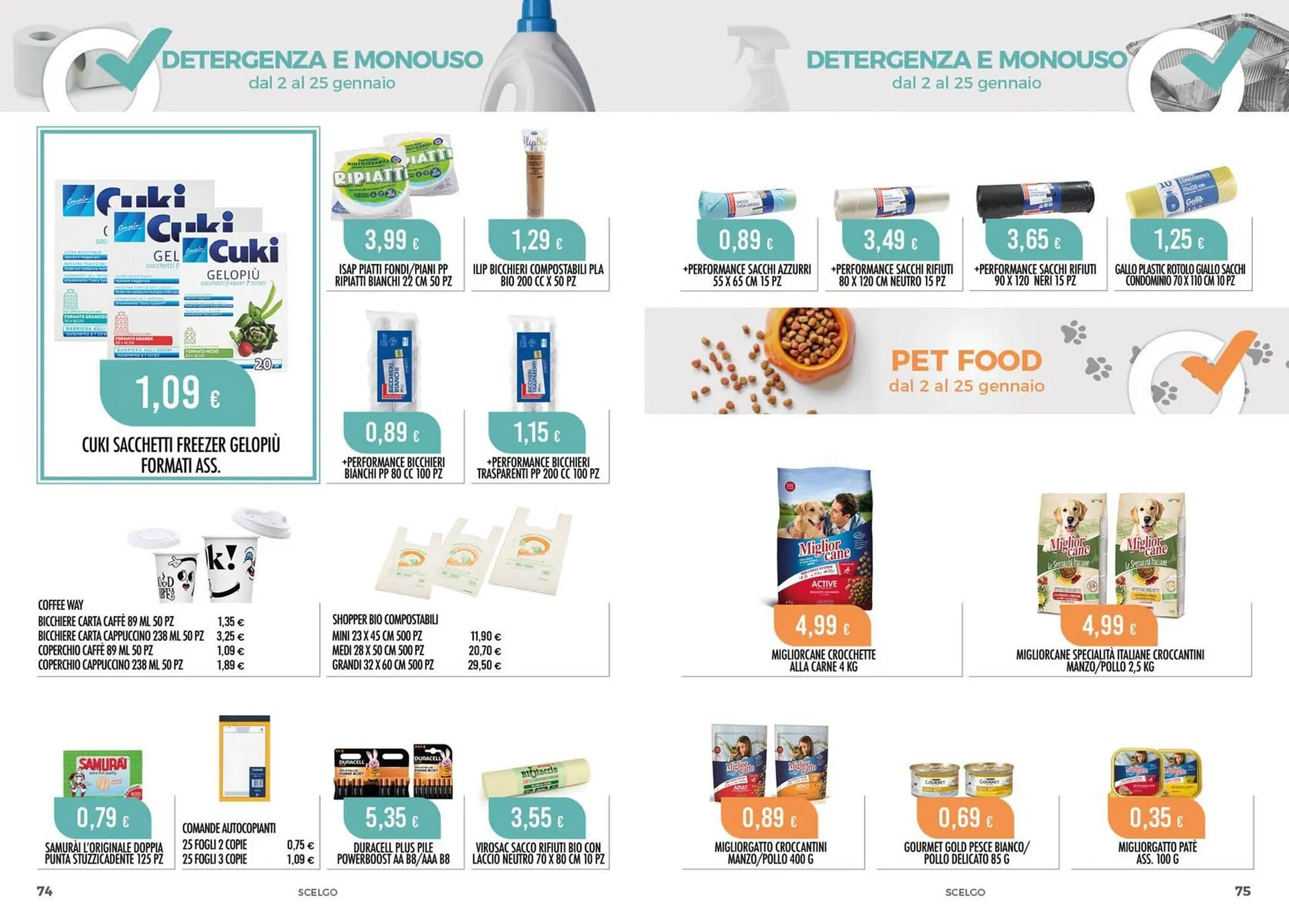 Volantino Scelgo da 2 gennaio a 25 gennaio di 2026 - Pagina del volantino 38