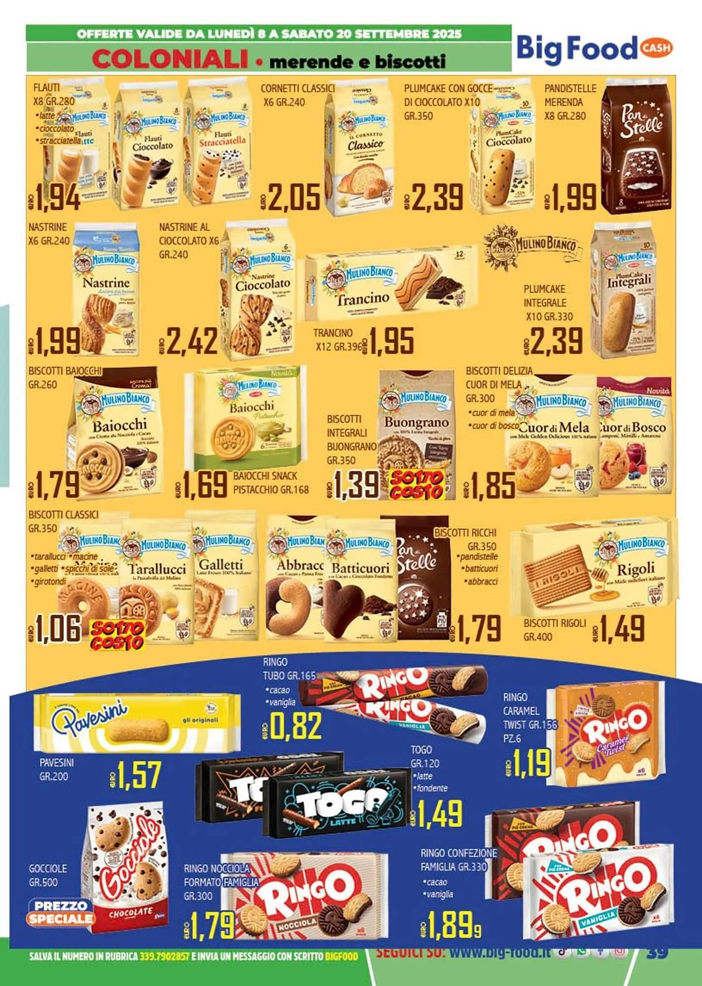 Volantino Big Food da 8 settembre a 20 settembre di 2025 - Pagina del volantino 39