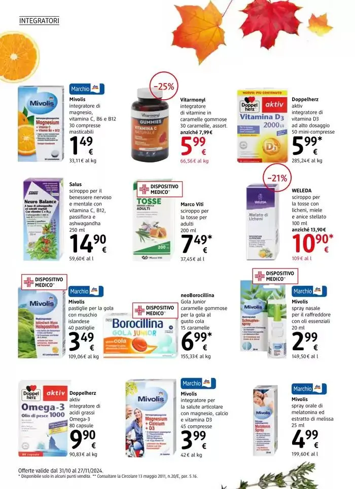 Journal. da 31 ottobre a 27 novembre di 2024 - Pagina del volantino 12