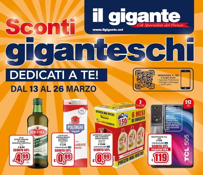 Sconti giganteschi da 13 marzo a 26 marzo di 2025 - Pagina del volantino 1