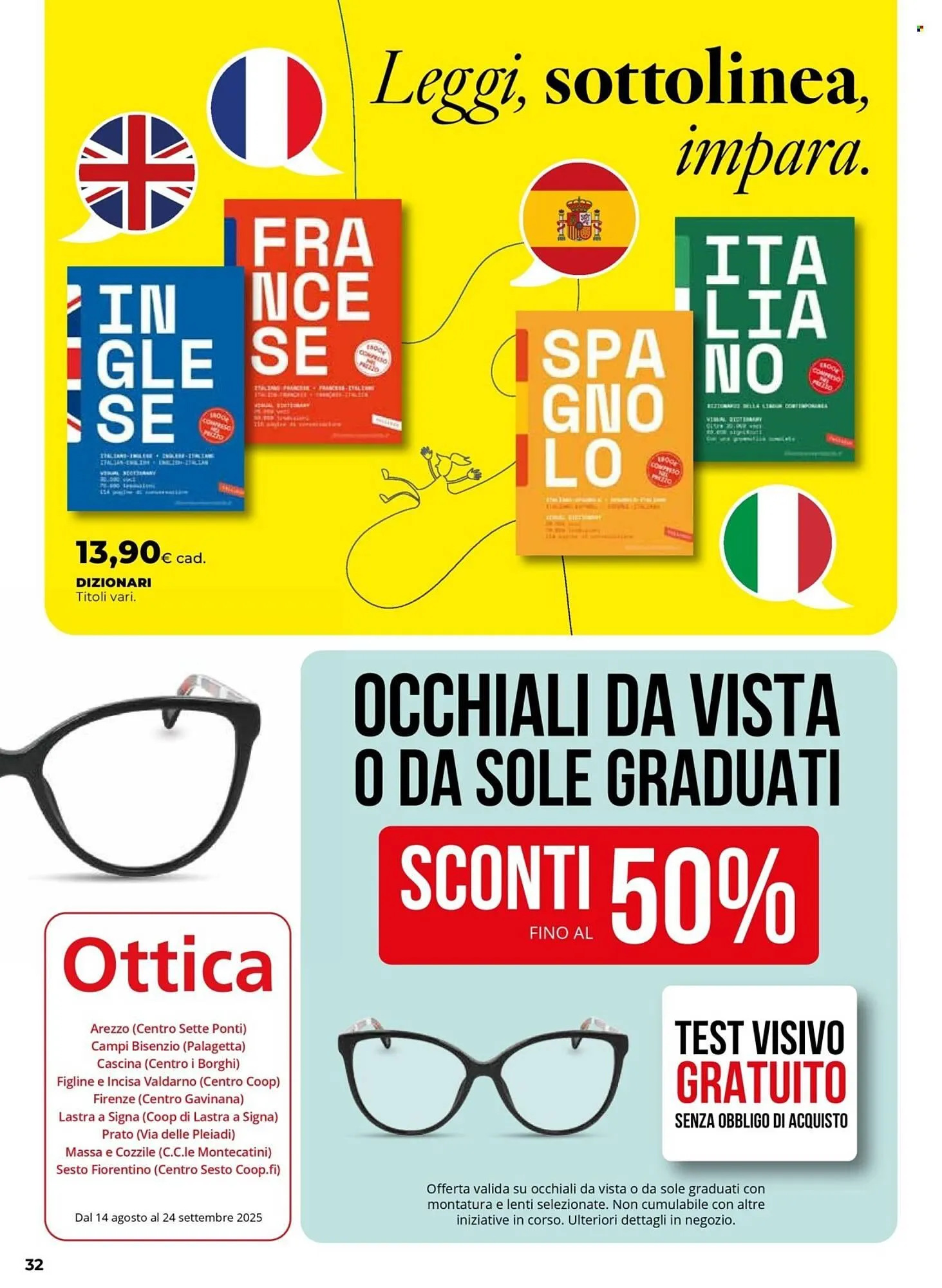 Volantino Unicoop da 13 agosto a 23 settembre di 2025 - Pagina del volantino 32