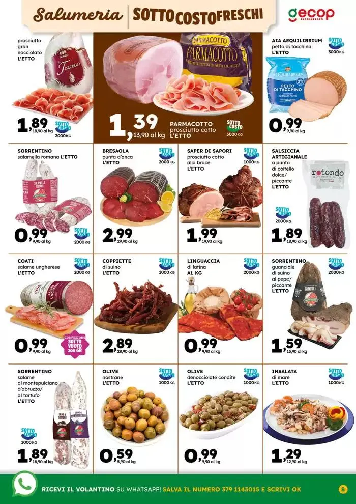 Sottocosto Freschi da 22 aprile a 4 maggio di 2025 - Pagina del volantino 8