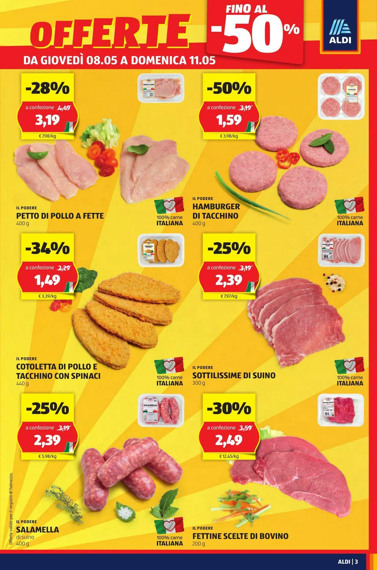 Aldi Volantino attuale da 4 maggio a 18 maggio di 2025 - Pagina del volantino 3