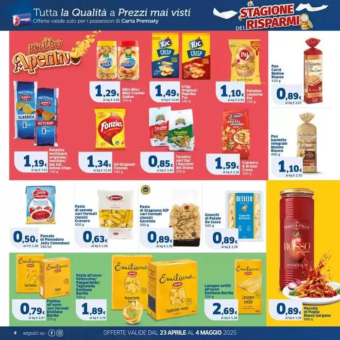 Stagione del risparmio da 23 aprile a 4 maggio di 2025 - Pagina del volantino 6