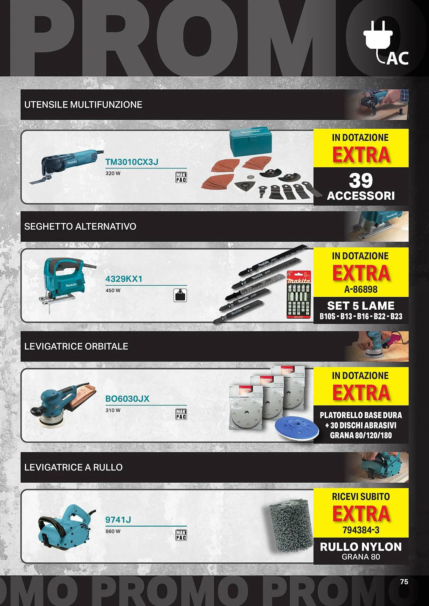 Volantino Makita da 1 aprile a 1 ottobre di 2024 - Pagina del volantino 77