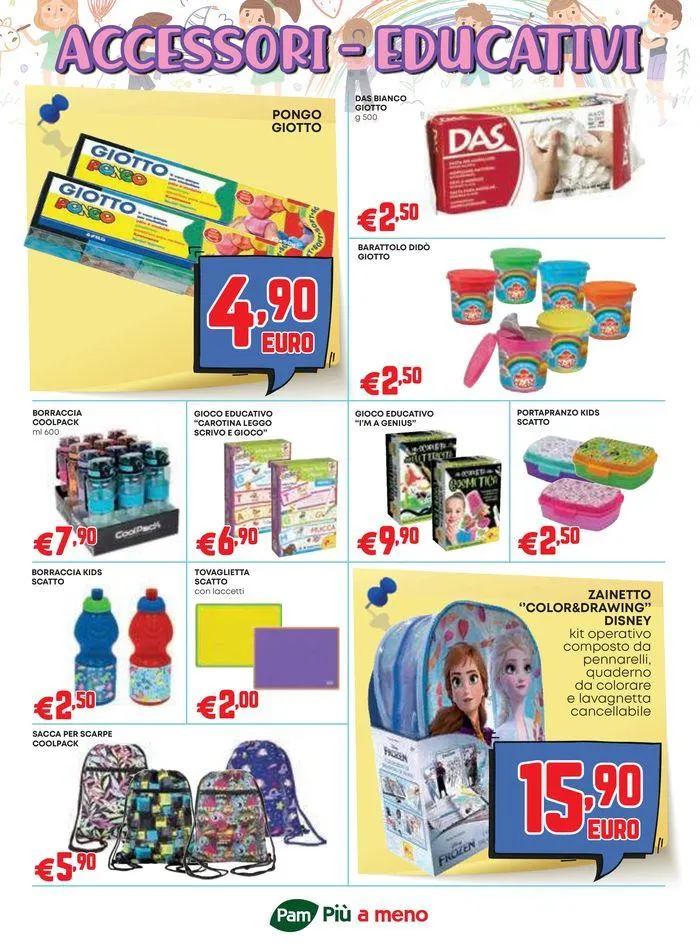 Scuola già Promossi in Convenienza da 13 agosto a 18 settembre di 2024 - Pagina del volantino 14