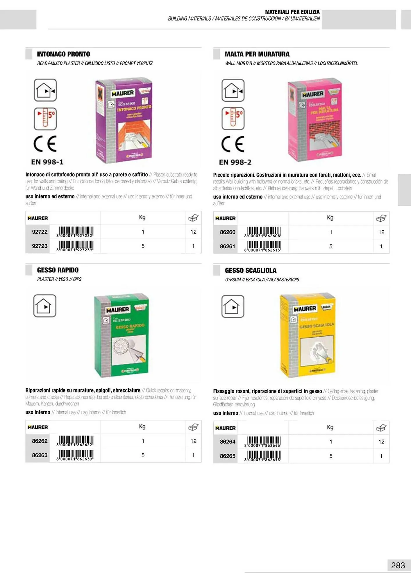 Volantino Maurer da 10 gennaio a 30 giugno di 2024 - Pagina del volantino 284