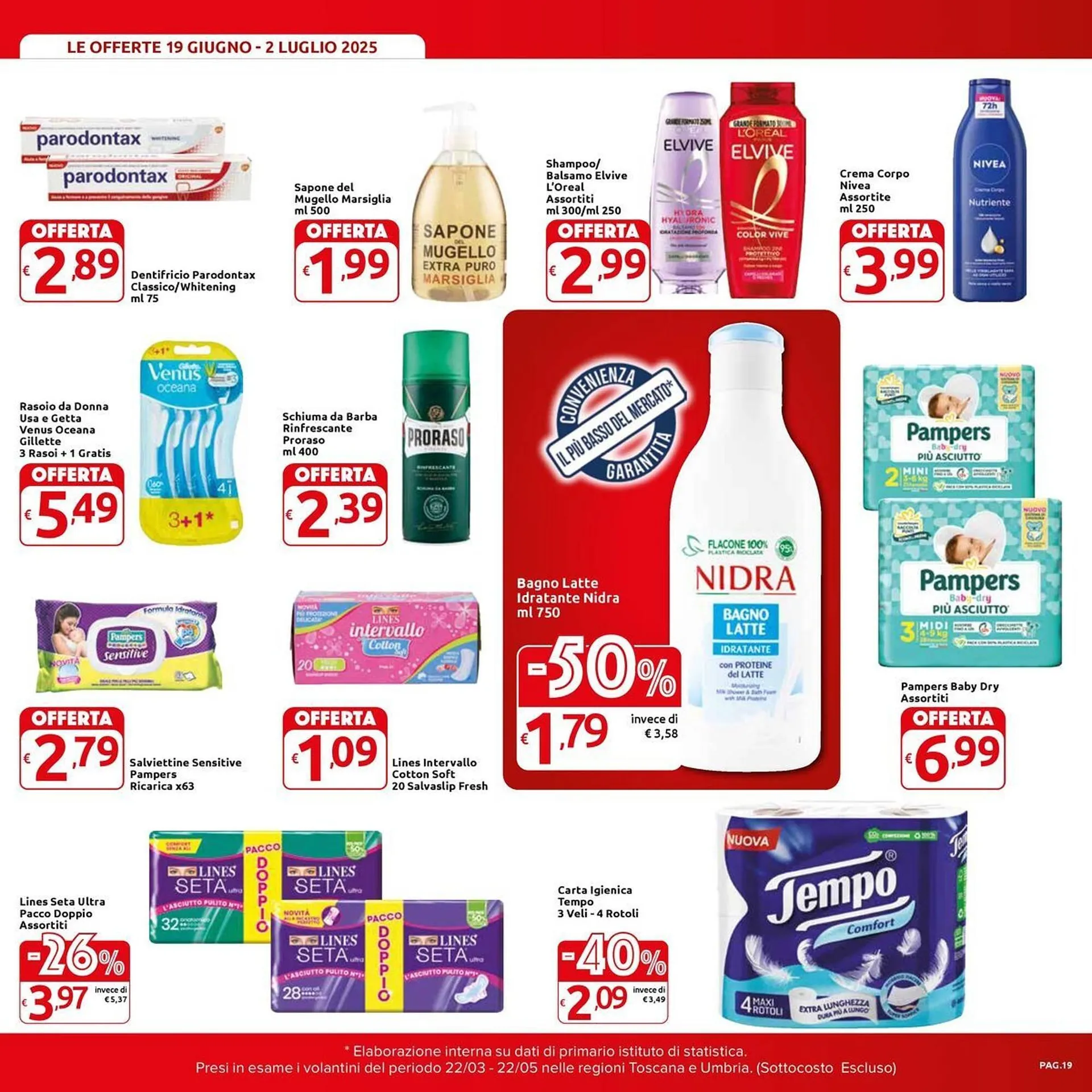 Volantino Carrefour Market da 19 giugno a 2 luglio di 2025 - Pagina del volantino 19