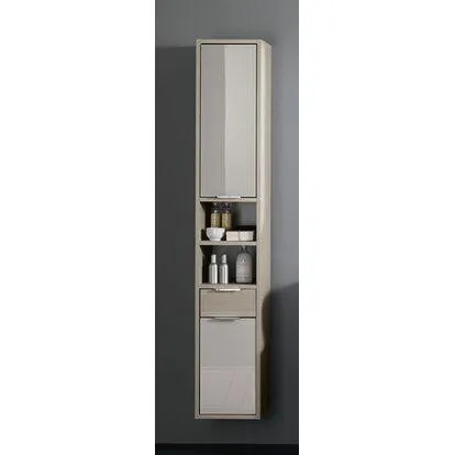 Colonna Lucky larice con due ante e un cassetto 30x175x34 cm