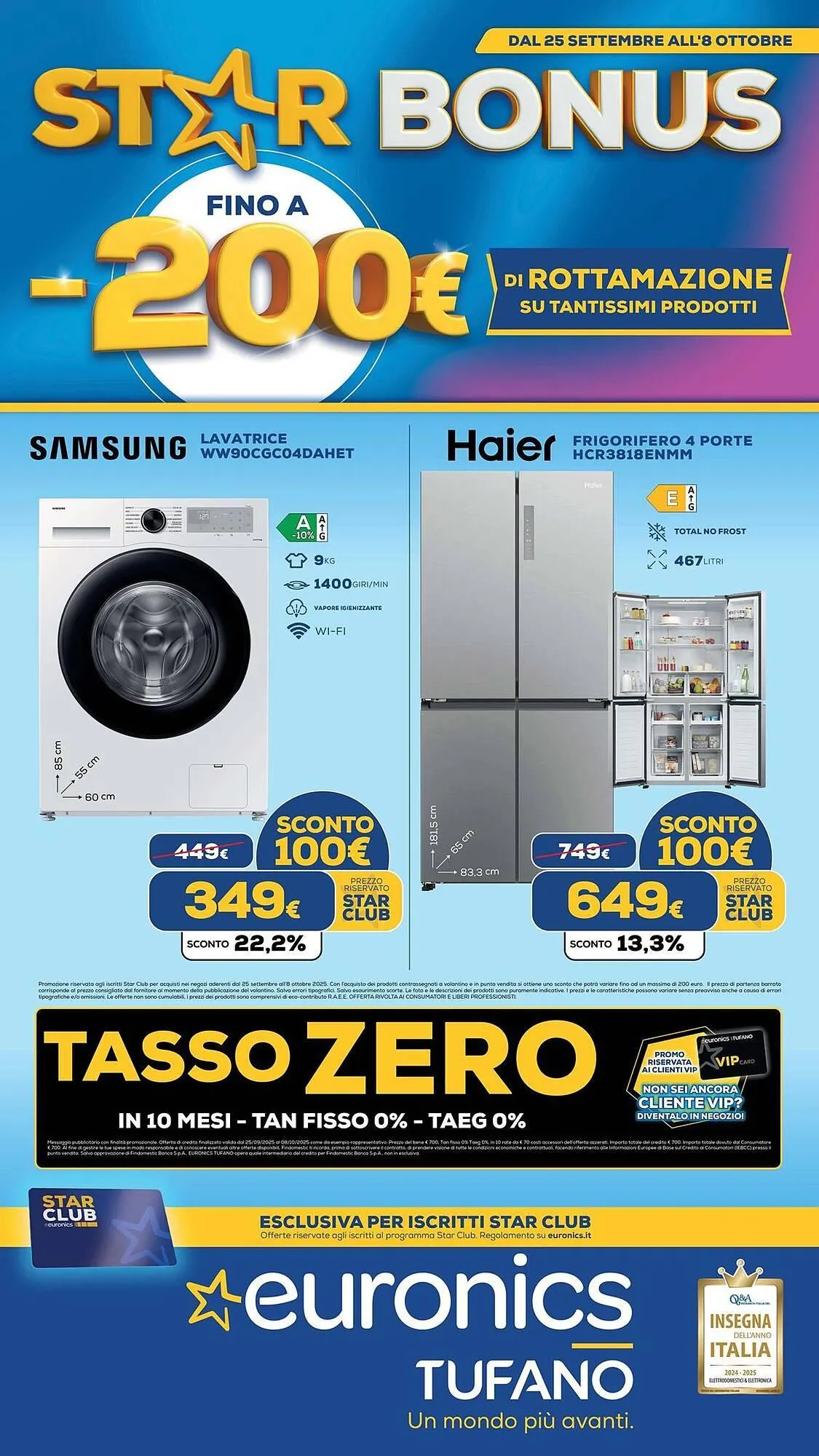Volantino Euronics da 26 settembre a 8 ottobre di 2025 - Pagina del volantino 1