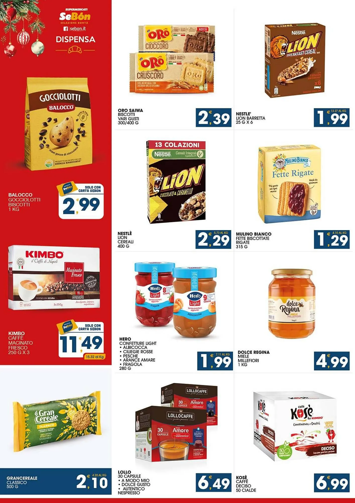 Volantino SeBón Supermercati da 15 dicembre a 26 dicembre di 2025 - Pagina del volantino 14