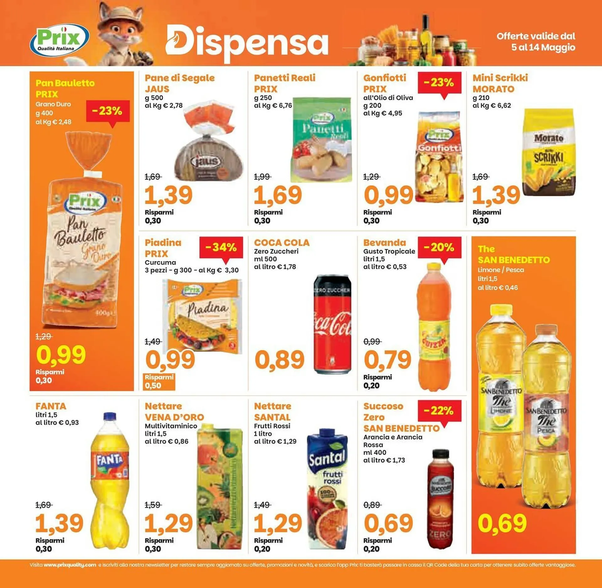 Volantino Prix Quality da 5 maggio a 14 maggio di 2026 - Pagina del volantino 18