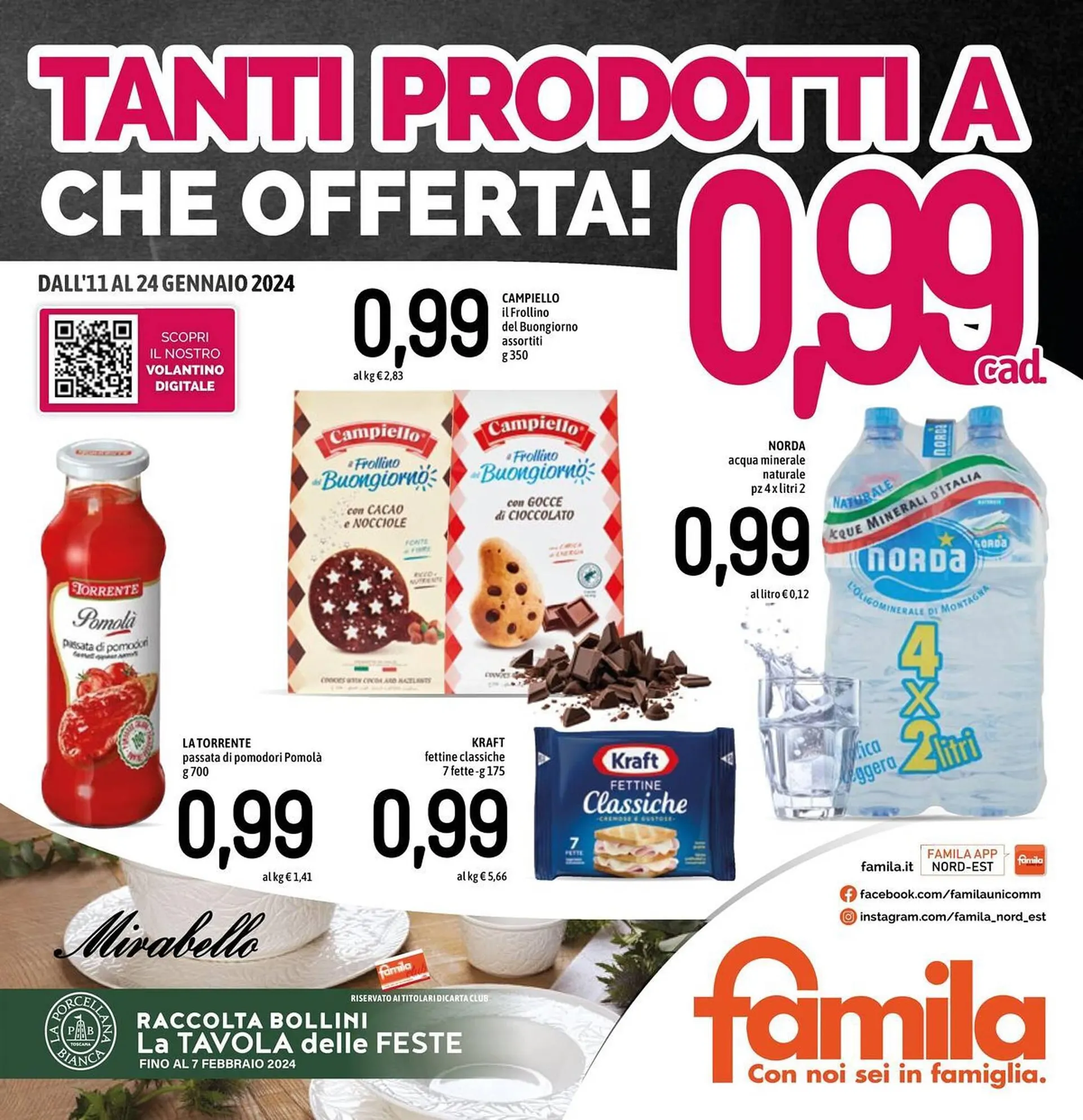 Volantino Famila da 11 gennaio a 24 gennaio di 2024 - Pagina del volantino 1