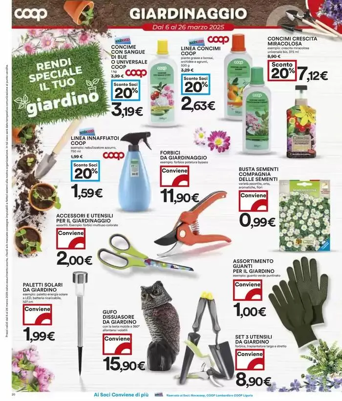 Sconti 30% 40% da 6 marzo a 19 marzo di 2025 - Pagina del volantino 20