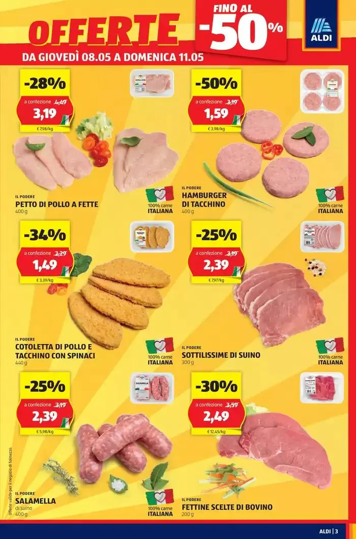 Nuova apertura SOTTOCOSTO da 8 maggio a 17 maggio di 2025 - Pagina del volantino 3