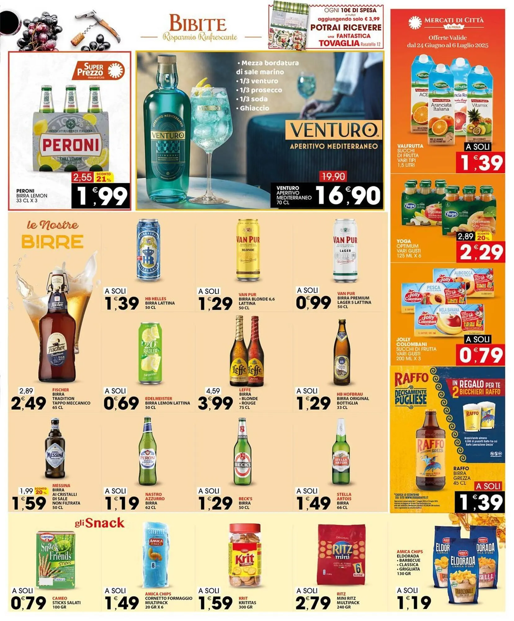 Volantino Mercati di Città La Prima da 24 giugno a 6 luglio di 2025 - Pagina del volantino 21